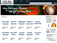 Tablet Screenshot of bbtix.com